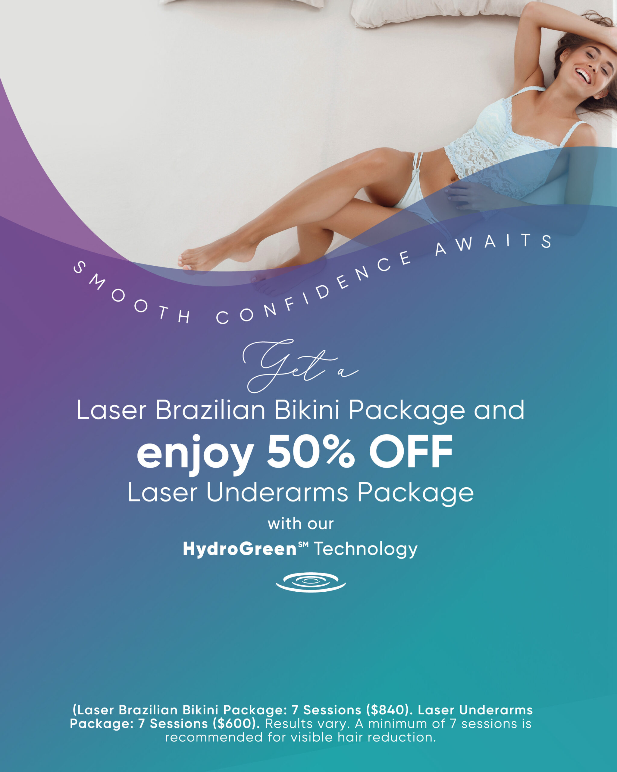 Laser brazilian bikini
